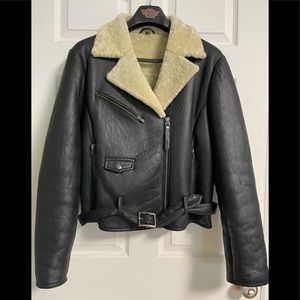 Women’s Harley Davidson Leather Bomber Jacket XL L